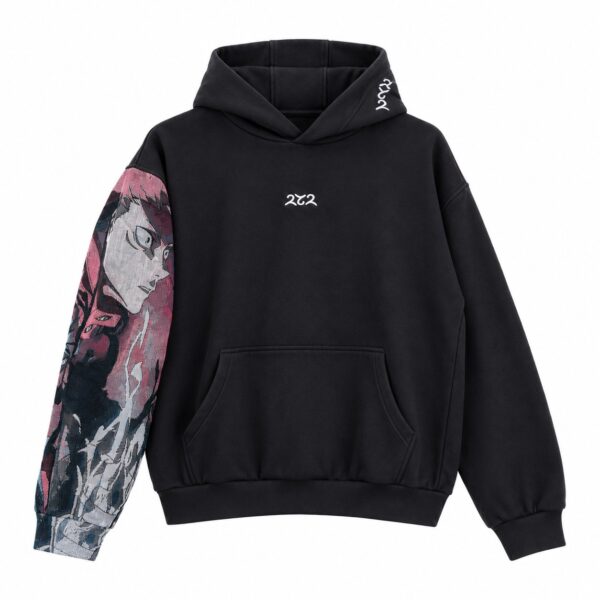 Itadori Yuji Reworked Sleeve Hoodie